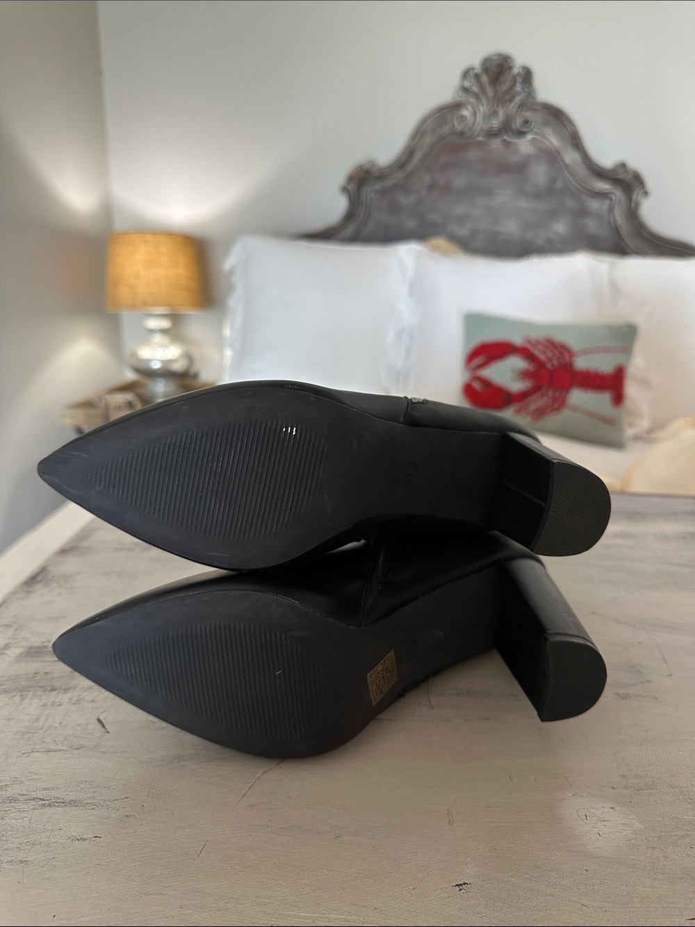 DREAM PAIRS Sianna Chunky High Heel Ankle Booties - Picture 11 of 13